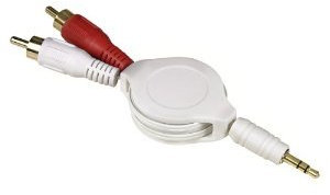 Hama Roll-up, Verbindungskabel Cinch-Klinke, 1,2 m