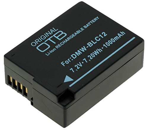 digibuddy Akku für Panasonic DMW-BLC12 Li-Ion Schwarz