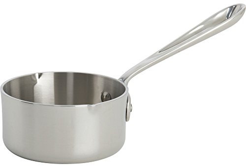 All-Clad 4220.6 Stainless Steel Butterwärmer 0,5 Liters, 11,4 cm, induktionsgeeignet, Edelstahl
