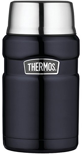 Thermos Stainless King 24 Ounce Food Jar, Midnight Blue