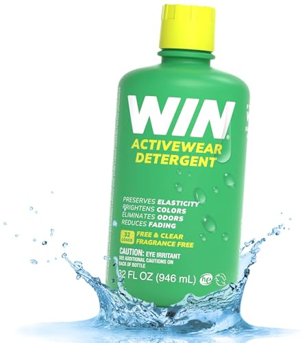 WIN Sports Laundry Detergent for Activewear - Free and Clear - 32oz