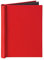 VELOFLEX 4944321 - Klemmbinder DIN A4 Velocolor, mit Leinenstruktur, Füllmenge max. 150 Blatt, rot, 1 Stück