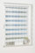 K-home 484400-3 Klemmfix Doppelrollo Rota ohne Bohren Design Streifen Weiß 60 x 130 cm (B x L)
