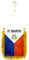 AZ FLAG - Wimpel Sint Maarten - 15x10 cm - Niederlande Mini Flagge 10 x 15 Cm - Auto Pennant Spezielle Auto