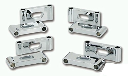 Spurverbreiterungen Kotflügel vorne Chrom 28,6 mm Motorrad Harley und