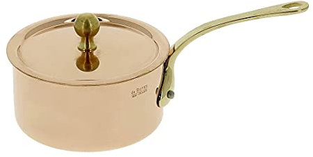 DE BUYER CASSEROLETTE CUIVRE-INOX AVEC COUV.Ø 09