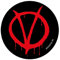 Shirtzshop Erwachsene T-Shirt Vendetta mit Logo Design Guy Fawkes, s1 Aufkleber
