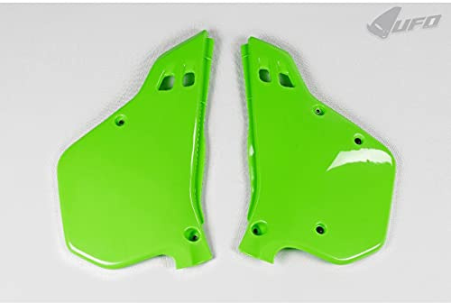 UFO PLAST Seitenteile grün Kawasaki KX 125 1990-1991