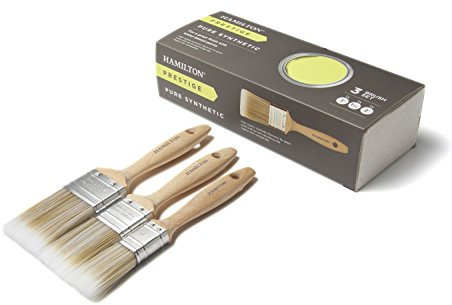 Hamilton 23140-003 Prestige Synthetic Bristle Flat Paint Brush 3pc Set