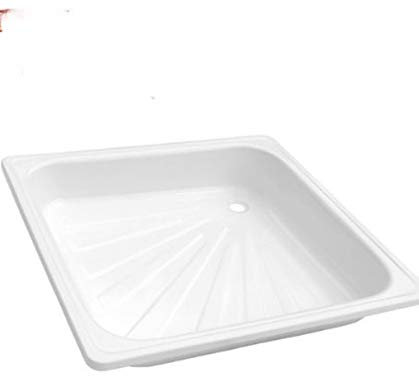 Hochwertiges Stahlblech Emaille beschichtetes Duschbecken-Maße: 80x80x15cm-Farbe:weiß-Serie TRAYS-NEU-Ferro-FBK2