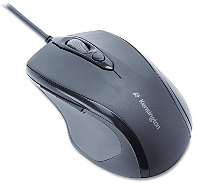 Kensington Pro Fit Mid-Size - Maus - Für Rechtshänder - optisch - 5 Tasten - kabelgebunden - USB - Schwarz