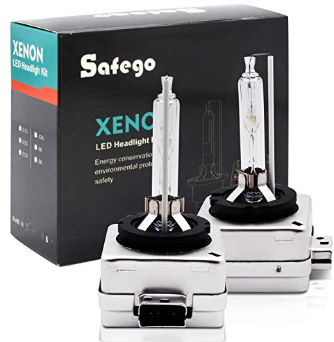 Safego 2X D1S Lámpara de Xenón de Faros Bombilla Hid Xenon Luz Luces de Coche para Coches Blanco Ac 12V 35W 6000K