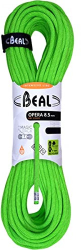 Beal Opera Unisex Climbing Rope, unisex, BC085O, green, 70 m