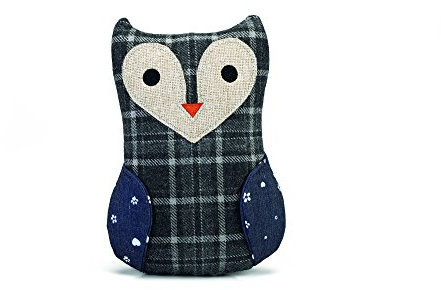 Designed by Lotte Hundespielzeug L: 25.5 cm grau Eule Ully