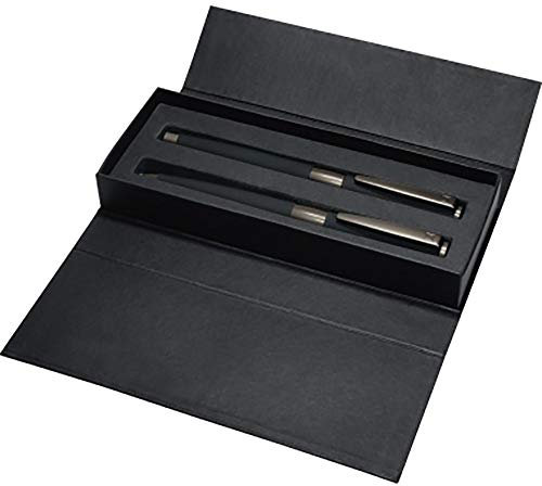 Senator S-066205204502 Schreibset Image Black Line, Füllhalter und Kugelschreiber, blau