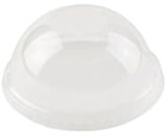 Tapa PLA Bio plástica de BIOZOYG para taza To Go I cubierta Domo Ø 97mm Tapa tipo arco para taza I 50 piezas tapas transparente 100% biodegradable, para bebidas, compostable, reciclables