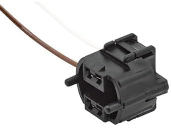 HELLA 8KB 863 949-011 Stecker - Kabel: 100/120mm - braun/weiß
