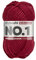 myboshi No.1 Wolle zum Häkeln und Stricken, Schnellstrickgarn, langlebige Mützenwolle, Strickwolle, Häkelwolle, mulesing-frei, 50g, Ll 55m Rot (Bordeaux) 1 Knäuel
