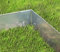 Ecke für Rasenkante Metall - Passend zu unseren 120cm Langen Rasenkanten - 2er Set Ecke für Beeteinfassung Metall - Höhe 18,5 cm - Ideal für Garten Beeteinfassung & Wegbegrenzung - Feuerverzinkt