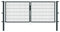 Alberts 650353 Doppeltor Flexo mit Zubehör | verschiedene Breiten und Höhen | anthrazit | Breite 300 cm | Höhe 120 cm