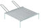 Parrilla Barbacoa metalplast pesado con pies 50 x 35 [Metaplast]