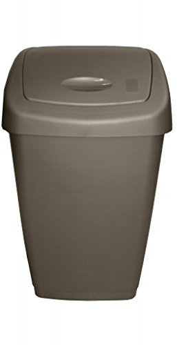 TONTARELLI 50Lt Swing Top Bin Platinum