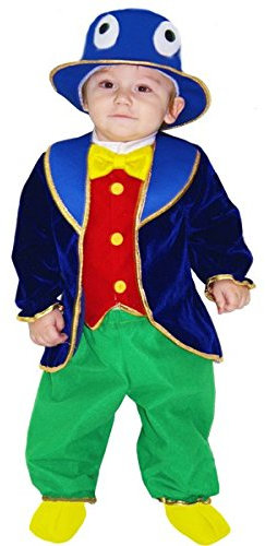 Pegasus Vestito Costume Maschera di Carnevale Neonato - GRILLO di Pinocchio - Taglia 7/9 Mesi - 53 cm