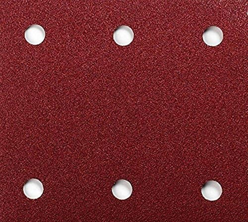 Makita P-33087 - Pack 10 lijas perforadas con velcro 115x102 mm para BO4565-BO4561 grano 40