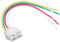 GOOFIT 4 Fili connettore del Cablaggio Cavo Adattatore con Clip sostituzione per 4 Pin regolatore di Tensione