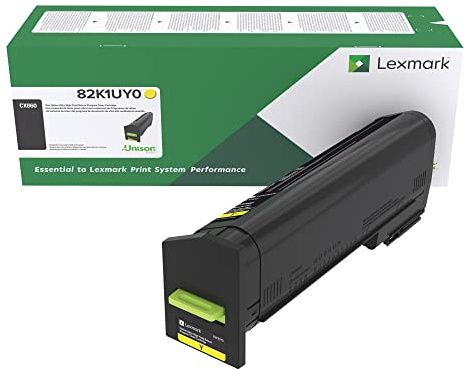 Lexmark 82K1UY0 CX860 Yellow Ultra High Yield Return Program Cartridge Toner
