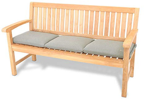 ROG garden-line AU97: Auflage FÜR Bank 3-SITZER 150 x 45 cm - Taupe (GRAU)