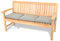 ROG garden-line AU97: Auflage FÜR Bank 3-SITZER 150 x 45 cm - Taupe (GRAU)