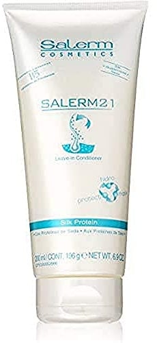SALERM - Instant-Haarspülung - Salerm 21 Seidenprotein - 200 ml - Leave-in- oder Rinse-out-Conditioner - mit Seidenproteinen - Hitzeschutz und Feuchtigkeitsspender