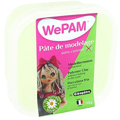 WePAM - PFWNGG-145 - Lufthärtende Modelliermasse, 145 g, Phosphoreszierend