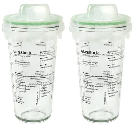 Glasslock - Coctelera para Cocteles (2 x PC-318-SD, 2 x 450 ml, cristal)