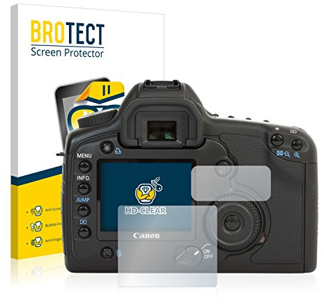 BROTECT (2 Stück Schutzfolie für Canon EOS 5D Displayschutz Folie Made in Germany, Ultra-Klar