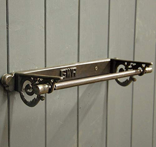 Bowley & Jackson Vintage style cast iron GWR wall mounted kitchen roll holder