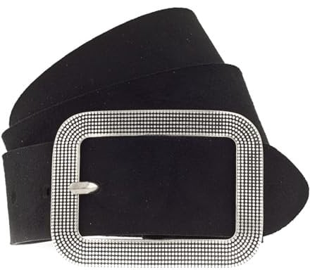 VANZETTI Damen Ledergürtel Made in Germany schwarz 100