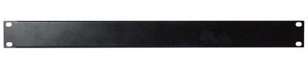 19 Blindpanel / Rackblende, 1HE Metall, 2mm