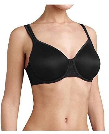 Triumph Damen BH Comfort Minimizer W X, mit Bügel, ohne Polsterung, Verstellbare Träger, 75E, Schwarz