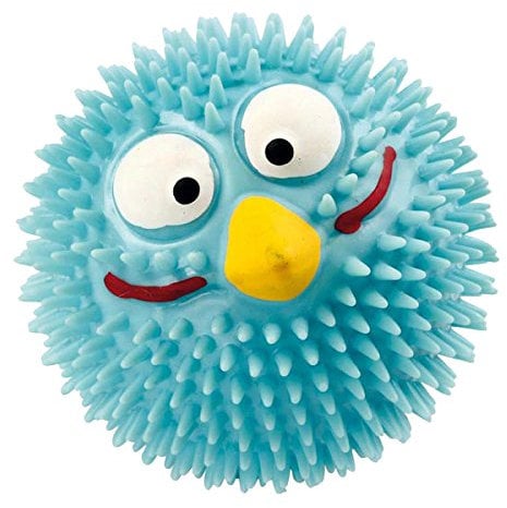 EBI 303-421345 Hundespielzeug Lucky Bird mit Minzgeschmack, 8.3 cm, blau