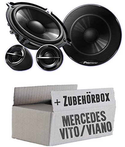 Mercedes Vito Viano W639 Front Heck - Pioneer TS-G133Ci - 13cm Lautsprechersystem - Einbauset