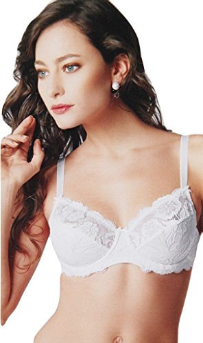 LEPEL Reggiseno Balconcino Donna BELSENO Pizzo Art 251 Coppa C TG 3-7
