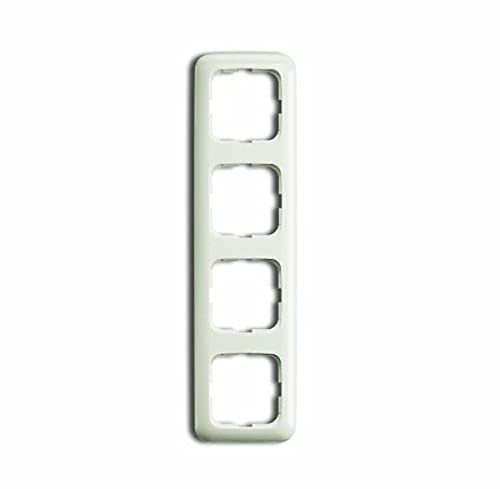 Busch-Jaeger 2514-212 Abdeckrahmen 4-fach Rahmen (Duroplast) Cremeweiß Busch-Duro 2000 SI 2CKA001725A0571