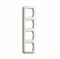 Busch-Jaeger 2514-212 Abdeckrahmen 4-fach Rahmen (Duroplast) Cremeweiß Busch-Duro 2000 SI 2CKA001725A0571