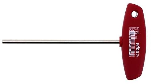 Wiha Stiftschlüssel mit Quergriff Sechskant glanzvernickelt (00917) 5 x 150 mm