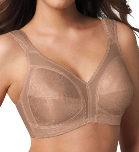 PLAYTEX Womens 18 Hour Original Comfort Strap Full Coverage Us4693, Available in Single and 2-Packs Bras, Cafe Au Lait, 38D US