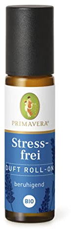 PRIMAVERA Duft Roll-On Stressfrei bio 10 ml - Lavendel - Aromaöl, Duftöl, Aromatherapie für unterwegs - beruhigend - vegan