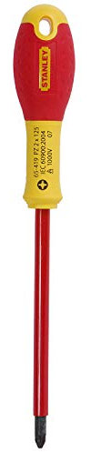 STANLEY 1-65-419 - Destornillador aislado vde 1000v FatMax pozidrive pz2 x 125 mm