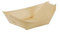 Einweggeschirr & Besteck 50 Fingerfood - Schalen, Holz 11 cm x 6,5 cm Schiffchen biologisch abbaubar